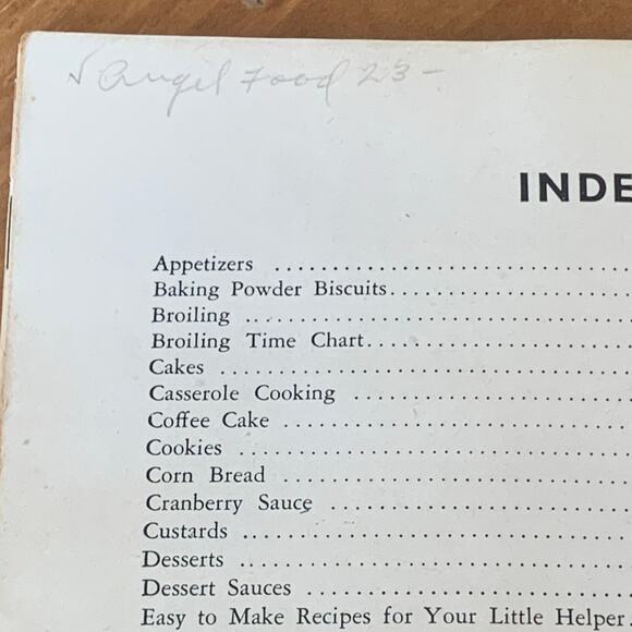 Robertshaw Cook Book 1946 Paperback Oven Cooking Robertshaw Thermostat Co Vtg - Picture 16 of 16